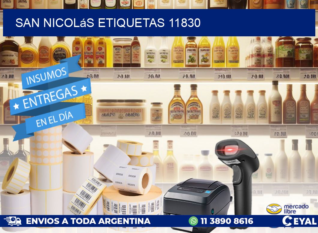 San Nicolás etiquetas 11830
