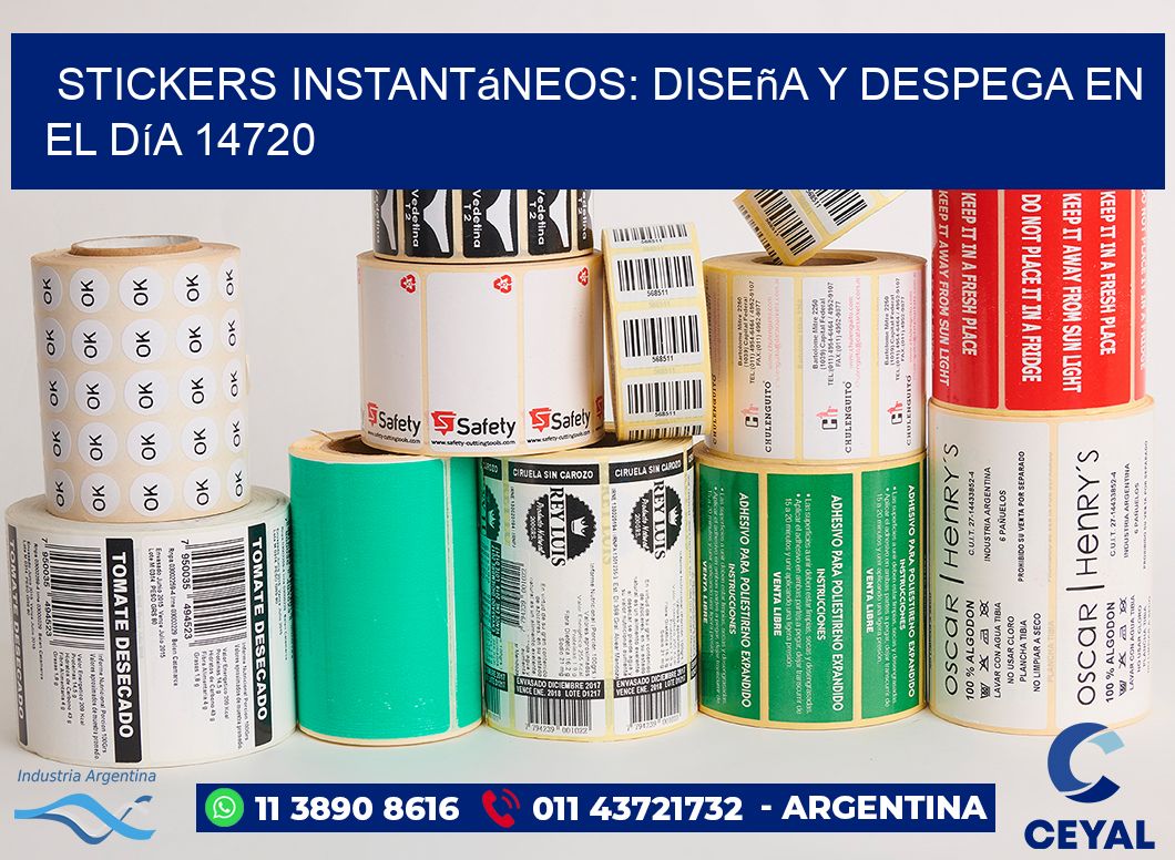 Stickers Instantáneos: Diseña y Despega en el Día 14720