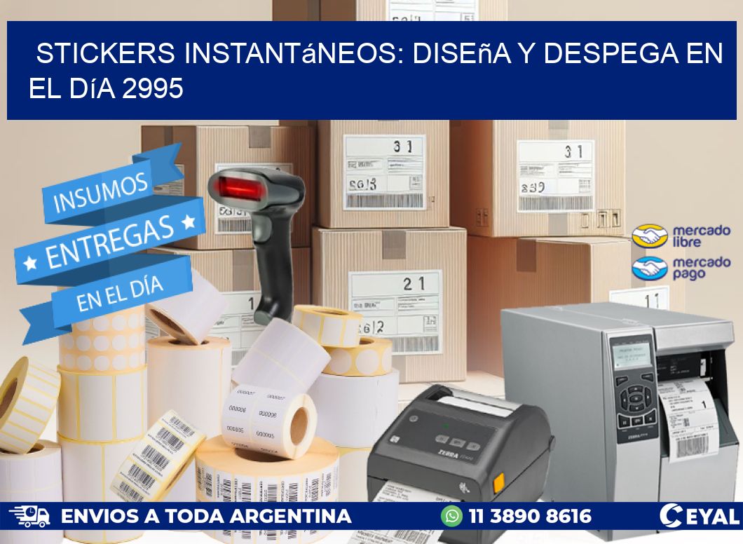 Stickers Instantáneos: Diseña y Despega en el Día 2995