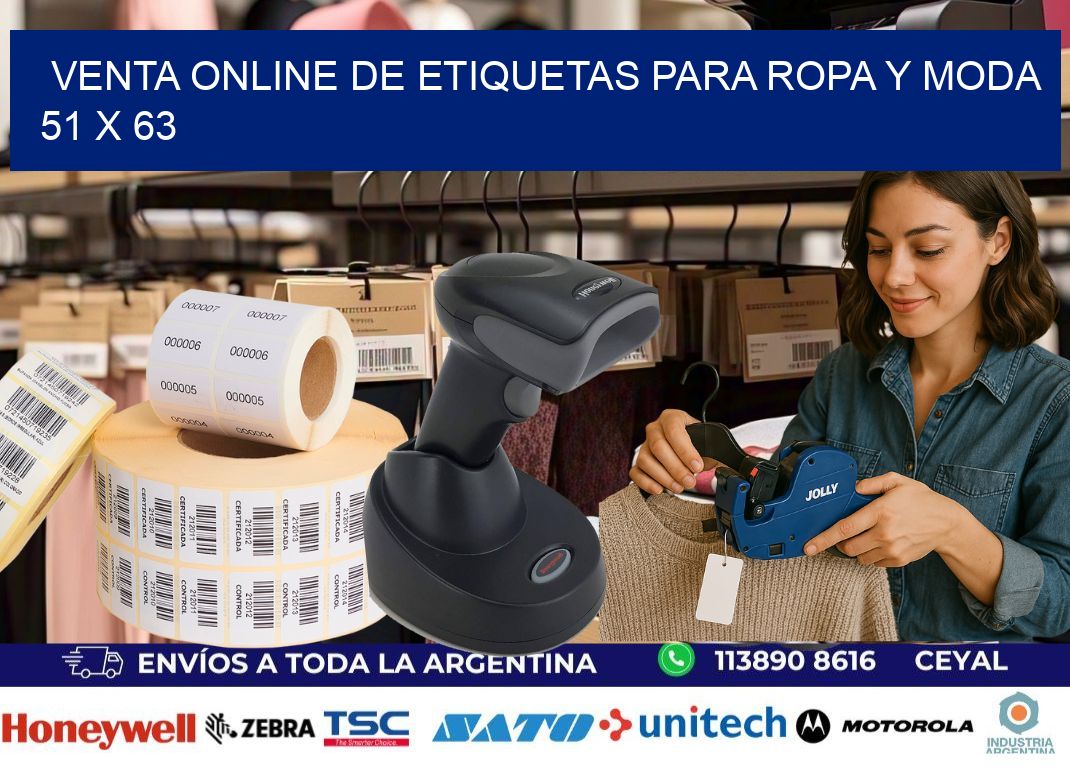 Venta Online de Etiquetas para Ropa y Moda 51 x 63