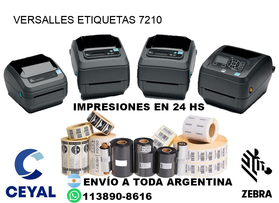 Versalles etiquetas 7210