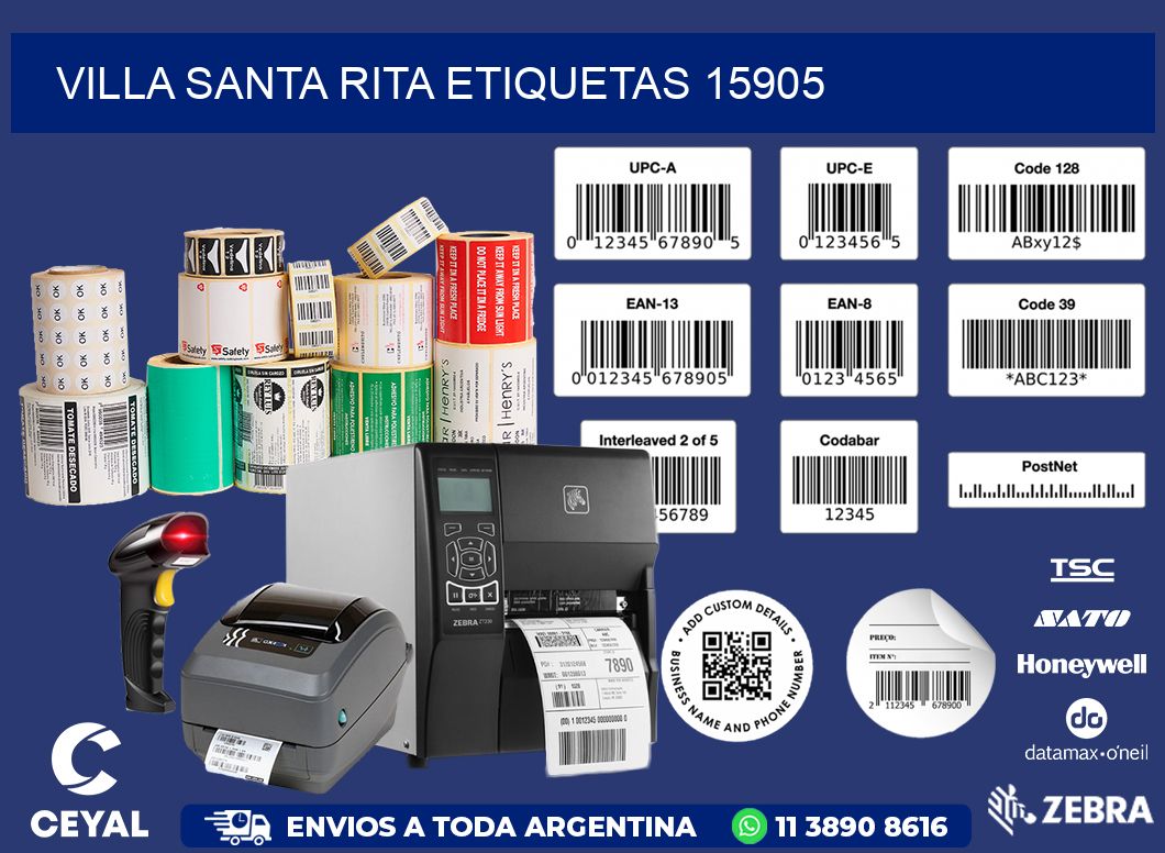 Villa Santa Rita etiquetas 15905