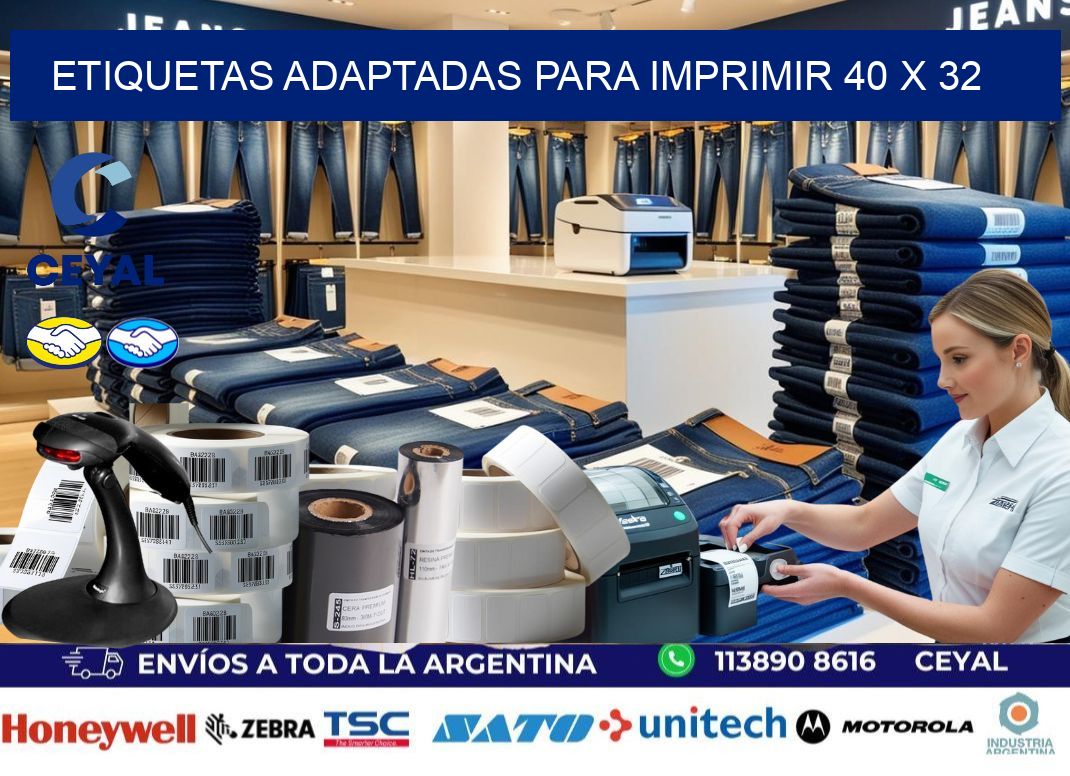 etiquetas adaptadas para imprimir 40 x 32