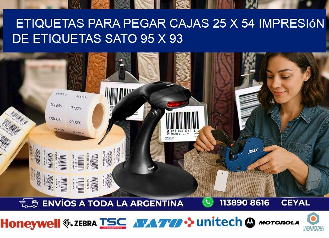 etiquetas para pegar cajas 25 x 54 impresión de etiquetas sato 95 x 93