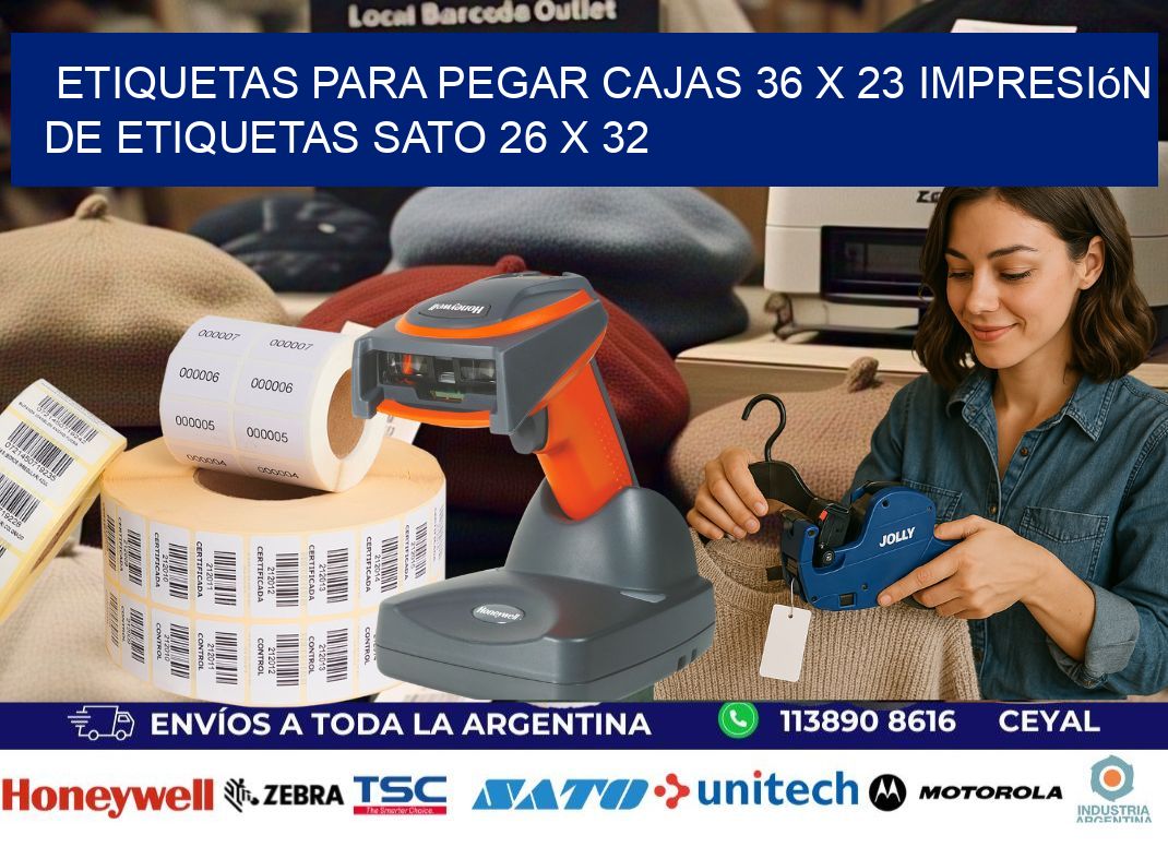 etiquetas para pegar cajas 36 x 23 impresión de etiquetas sato 26 x 32