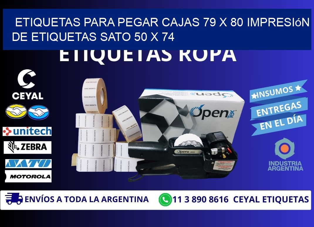 etiquetas para pegar cajas 79 x 80 impresión de etiquetas sato 50 x 74