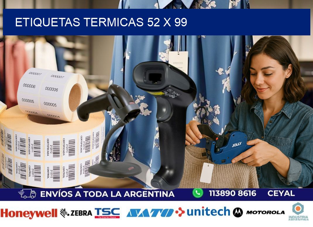 etiquetas termicas 52 x 99