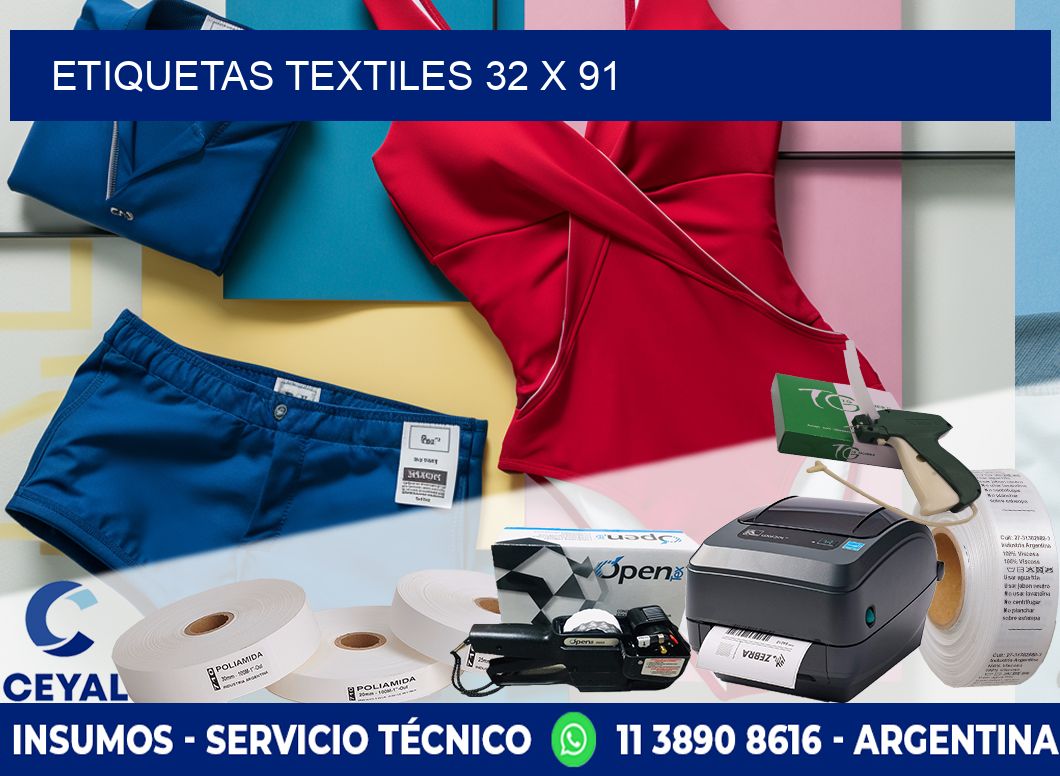 etiquetas textiles 32 x 91