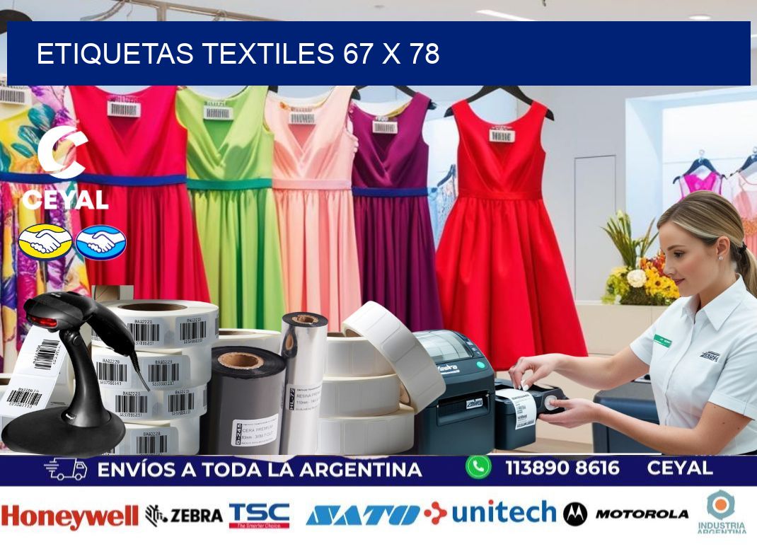 etiquetas textiles 67 x 78