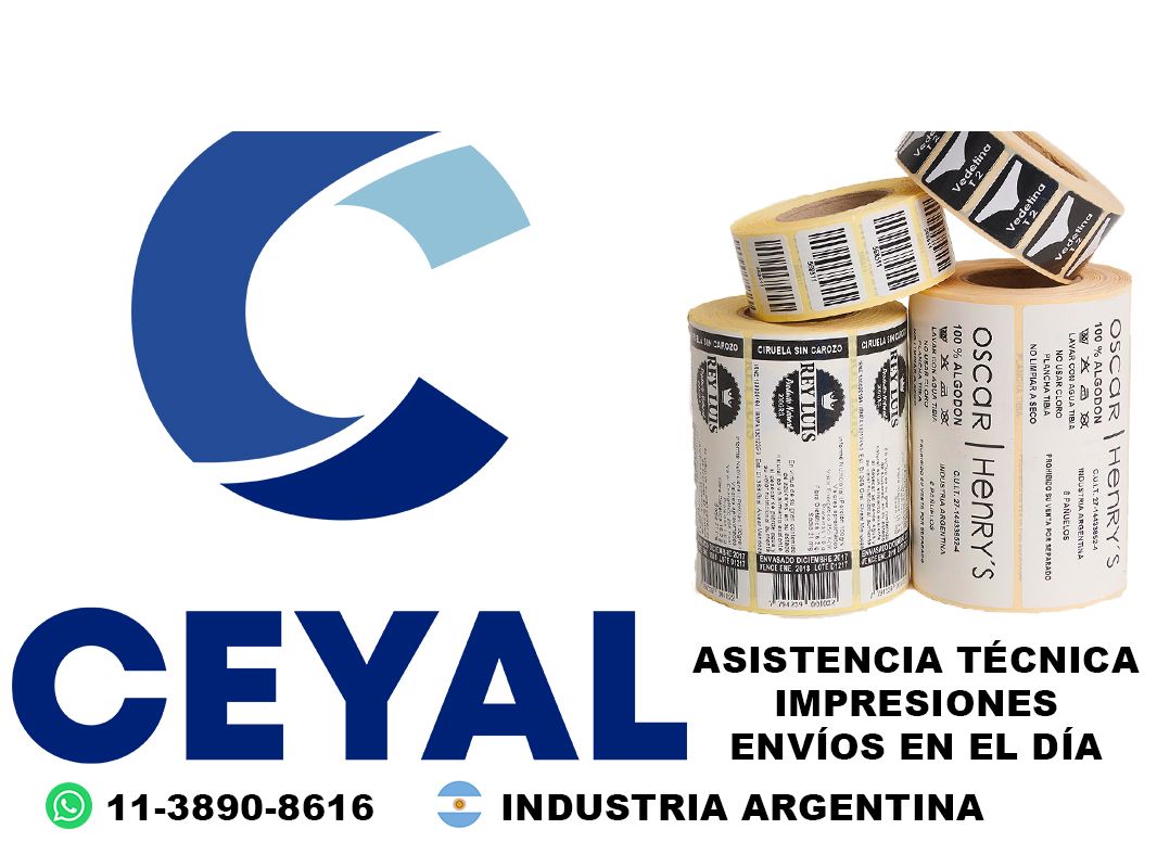 10455 Etiquetas para limpieza y perfumería