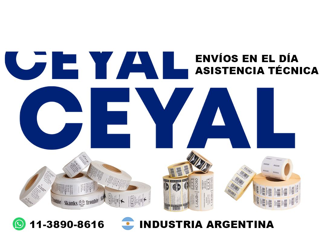 16345 Etiquetas con código de barras para ropa