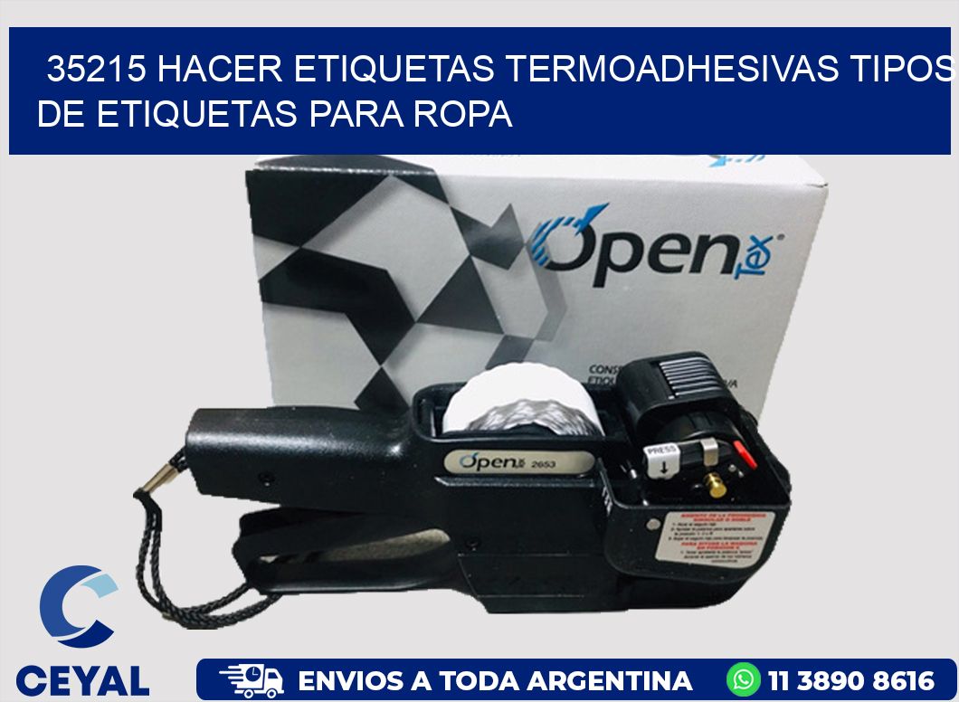 35215 hacer etiquetas termoadhesivas tipos de etiquetas para ropa