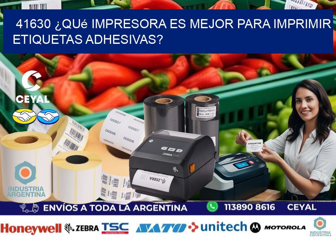 41630 ¿Qué impresora es mejor para imprimir etiquetas adhesivas?