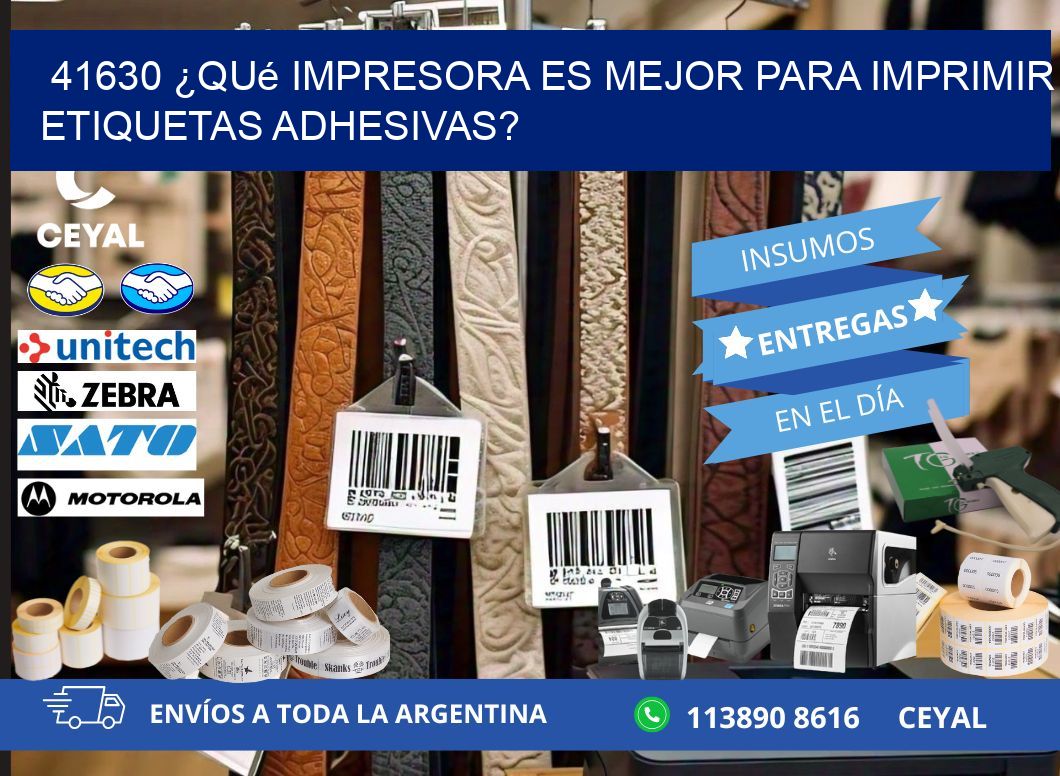 41630 ¿Qué impresora es mejor para imprimir etiquetas adhesivas?