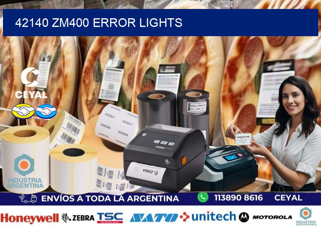 42140 ZM400 error lights