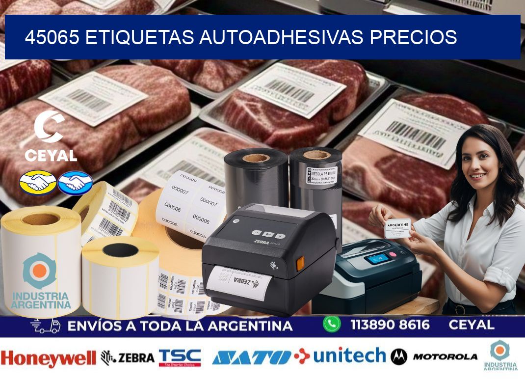 45065 Etiquetas autoadhesivas precios