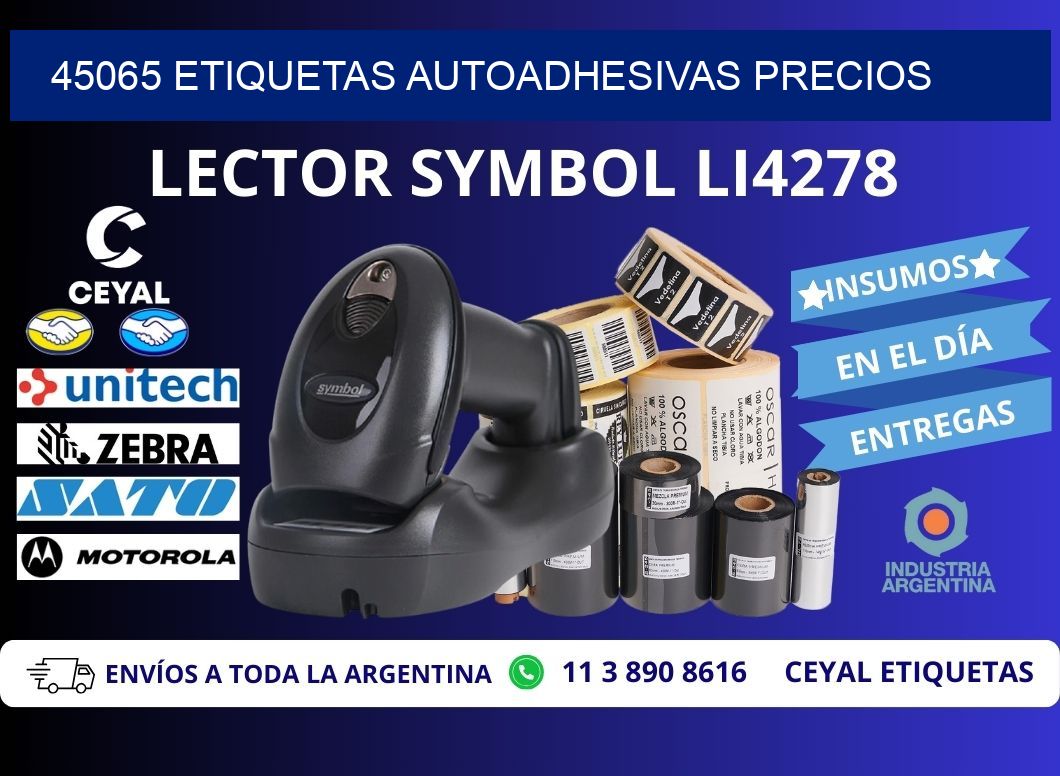 45065 Etiquetas autoadhesivas precios