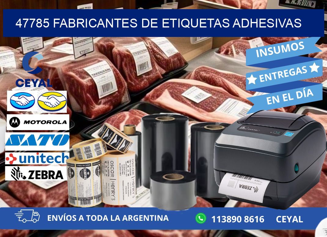 47785 Fabricantes de etiquetas adhesivas