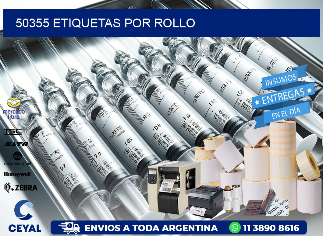 50355 Etiquetas por rollo