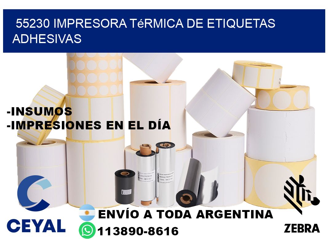 55230 Impresora térmica de etiquetas adhesivas
