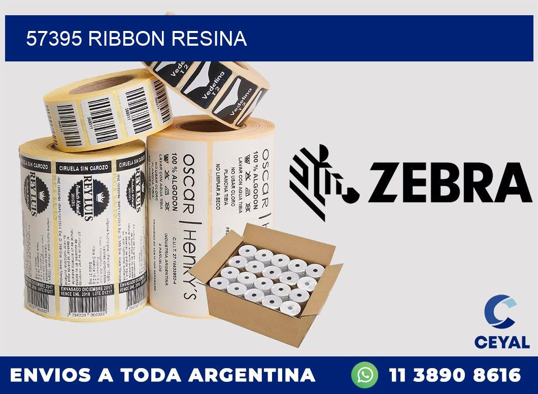 57395 Ribbon resina