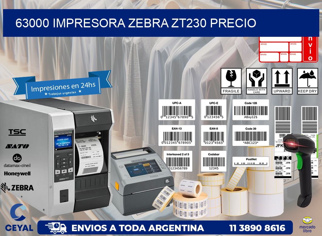 63000 Impresora Zebra ZT230 precio