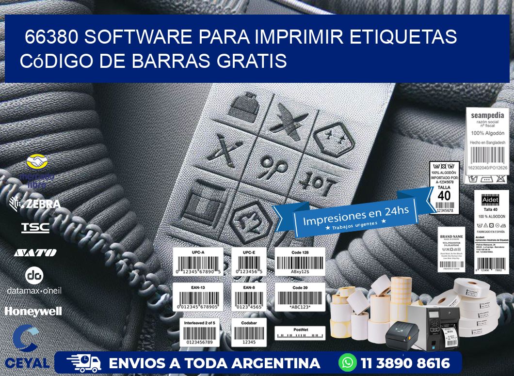 66380 Software para imprimir etiquetas código de barras gratis