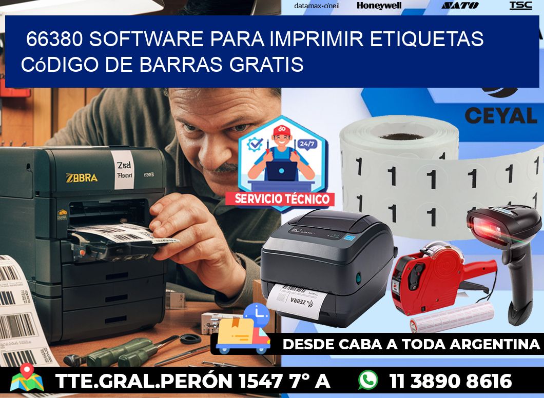 66380 Software para imprimir etiquetas código de barras gratis