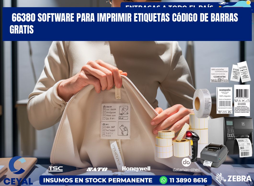 66380 Software para imprimir etiquetas código de barras gratis
