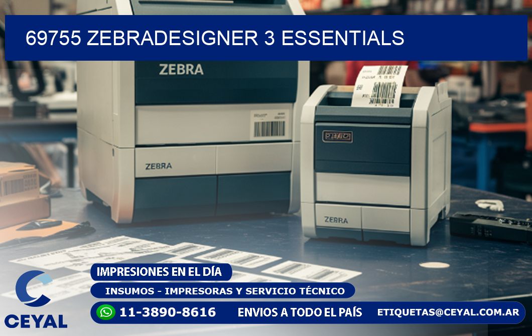 69755 ZebraDesigner 3 Essentials