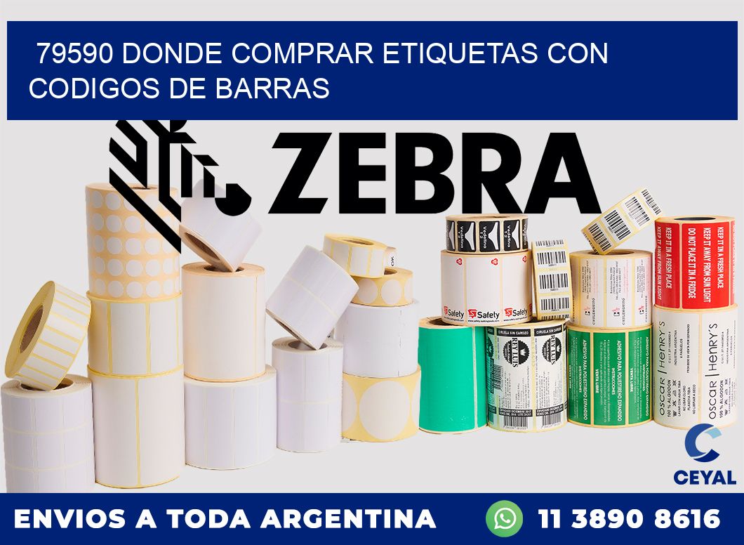 79590 Donde comprar etiquetas con codigos de barras