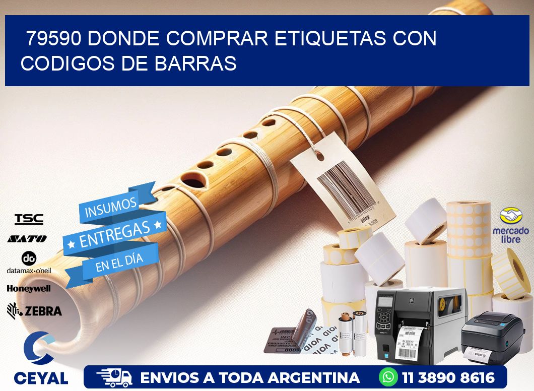 79590 Donde comprar etiquetas con codigos de barras