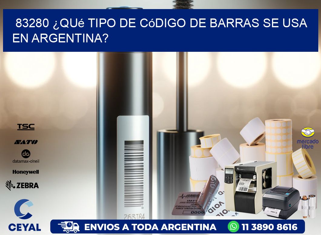 83280 ¿Qué tipo de código de barras se usa en Argentina?