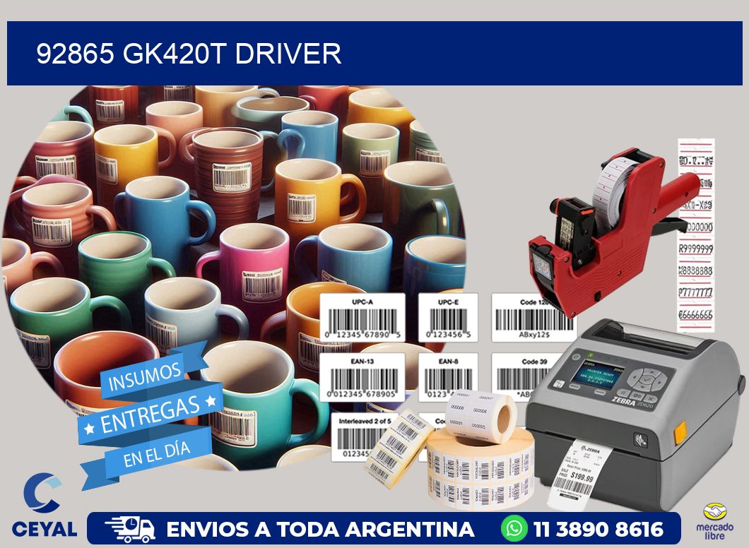 92865 GK420T driver