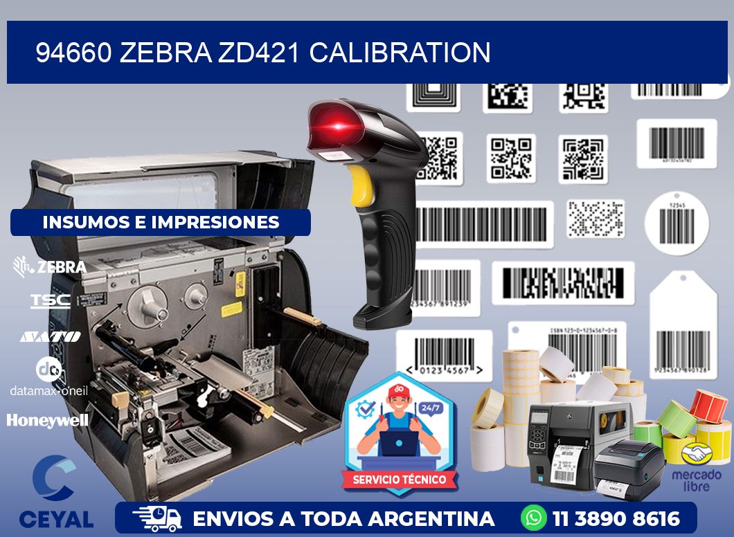 94660 Zebra ZD421 Calibration