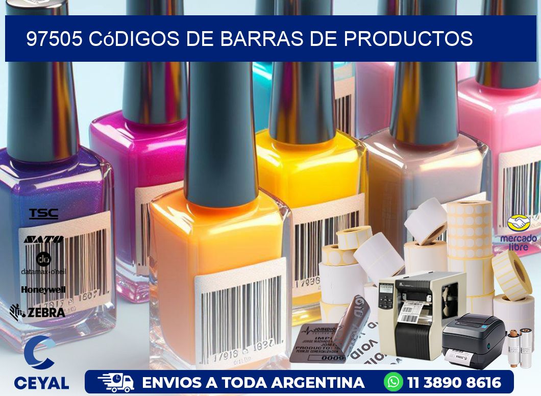 97505 Códigos de barras de productos