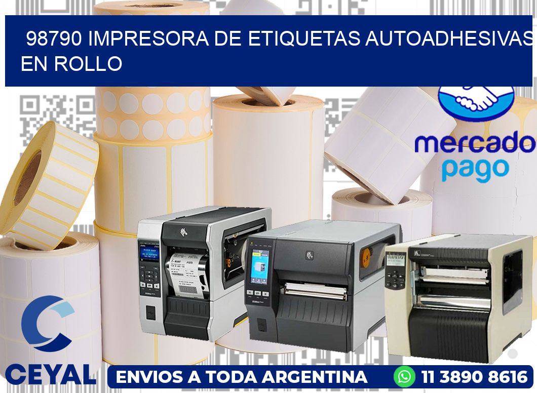 98790 impresora de etiquetas autoadhesivas en rollo