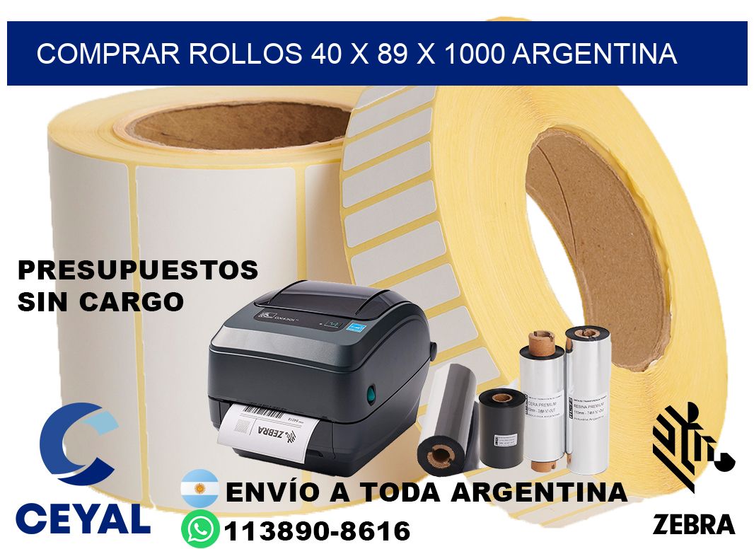 Comprar Rollos 40 x 89 x 1000 argentina
