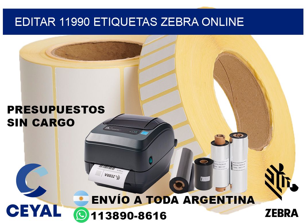 EDITAR 11990 ETIQUETAS ZEBRA ONLINE