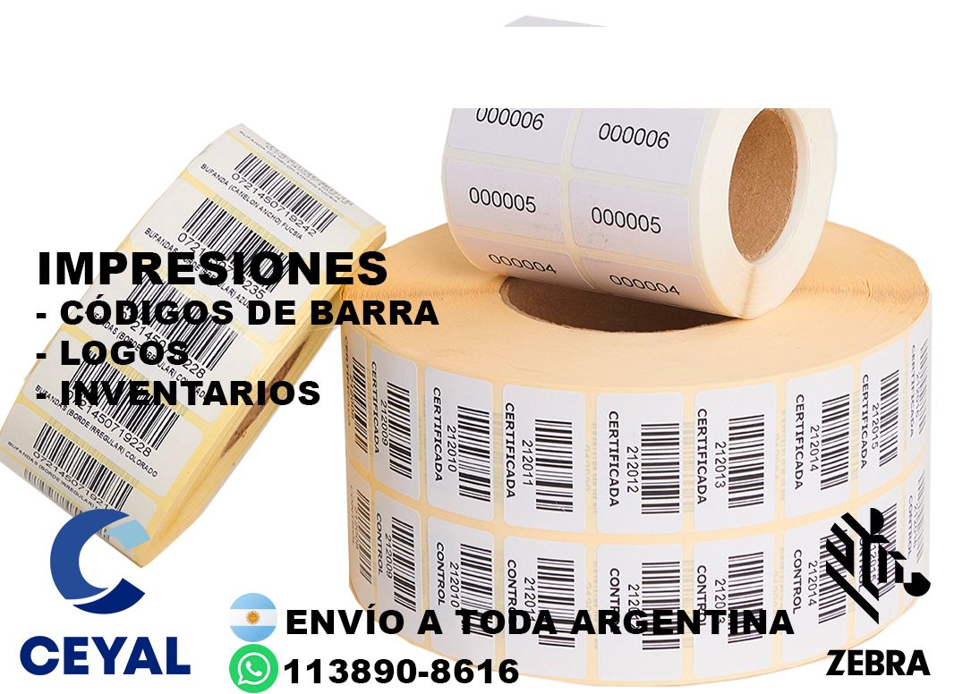 EDITAR 15605 ETIQUETAS AUTOADHESIVAS ZEBRA