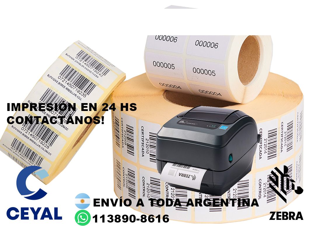 EDITAR 3370 ETIQUETAS POLIAMIDA ZEBRA