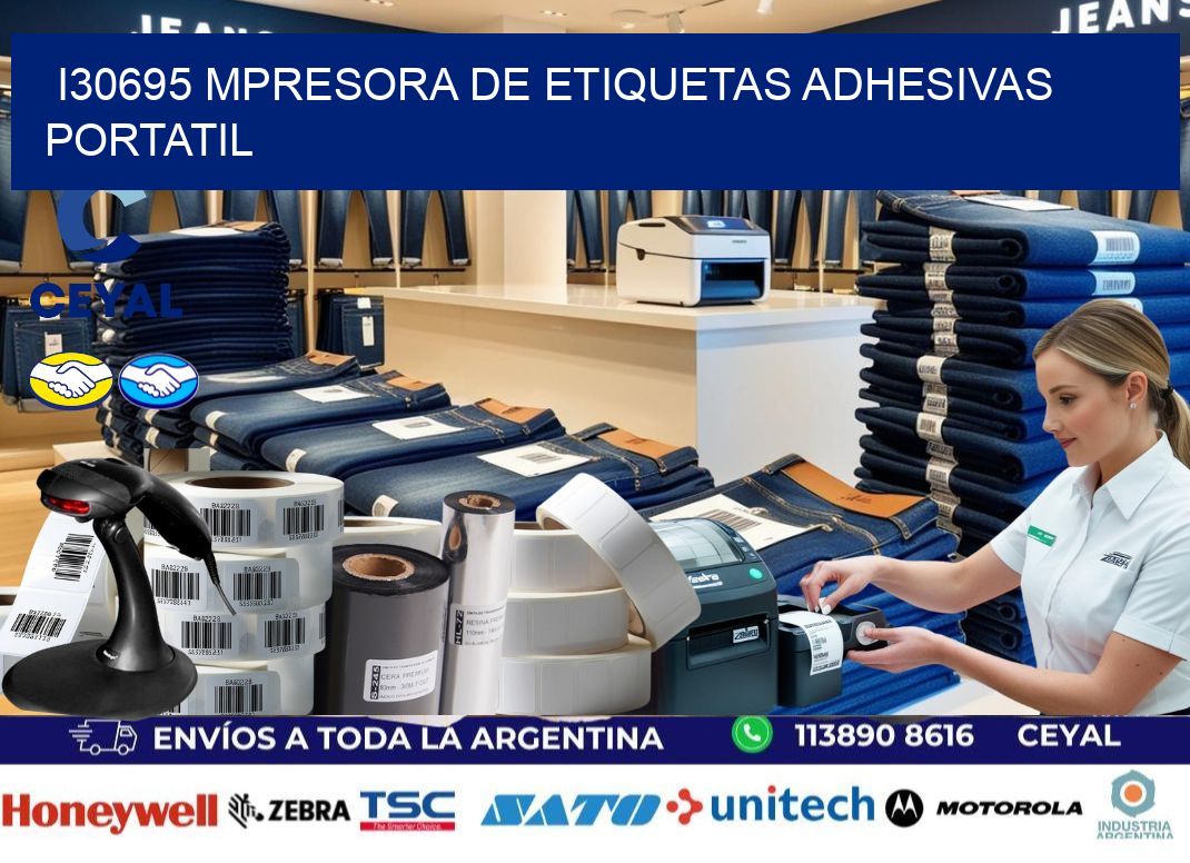 i30695 mpresora de etiquetas adhesivas portatil