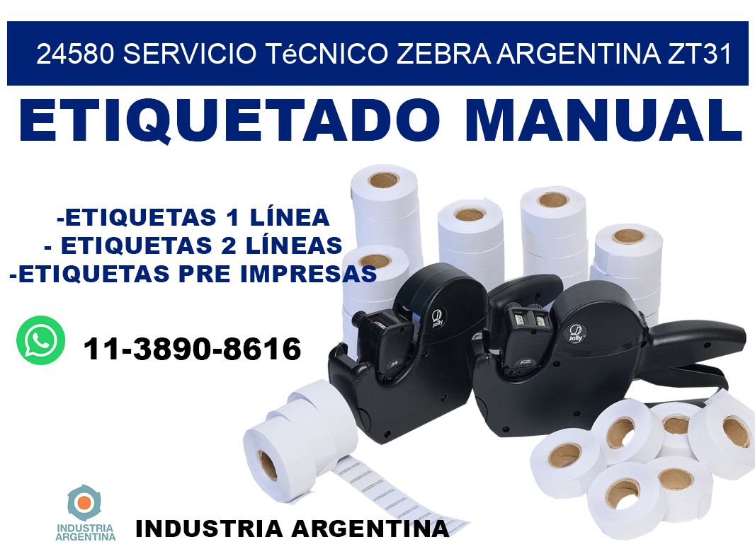 24580 servicio técnico zebra argentina ZT31
