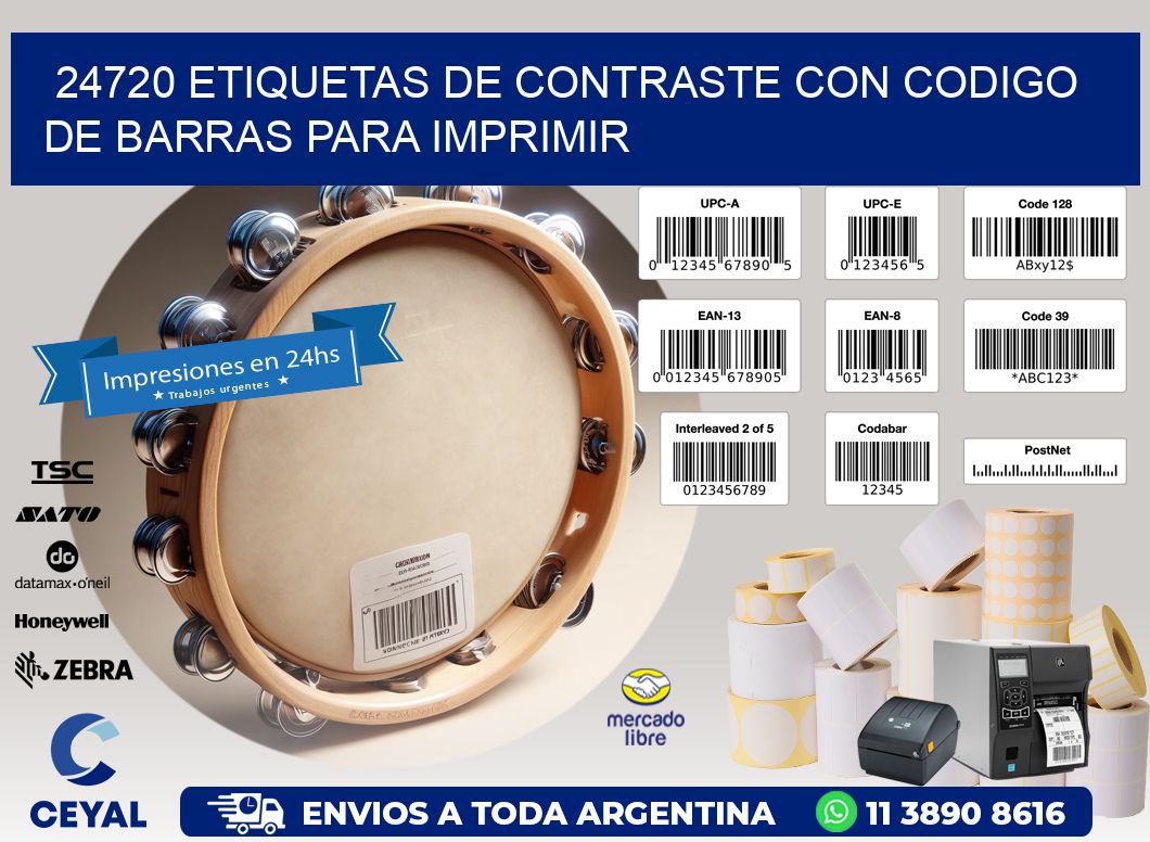 24720 etiquetas de contraste con codigo de barras para imprimir