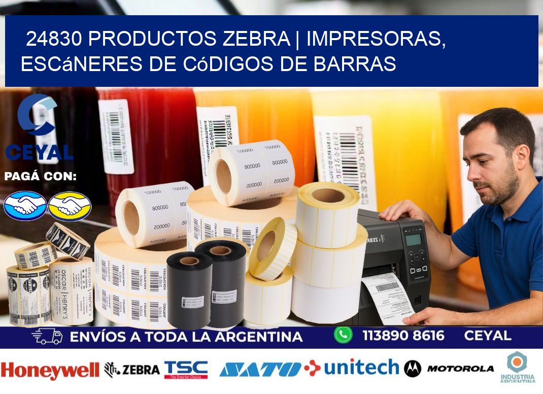 24830 Productos Zebra | Impresoras, escáneres de códigos de barras
