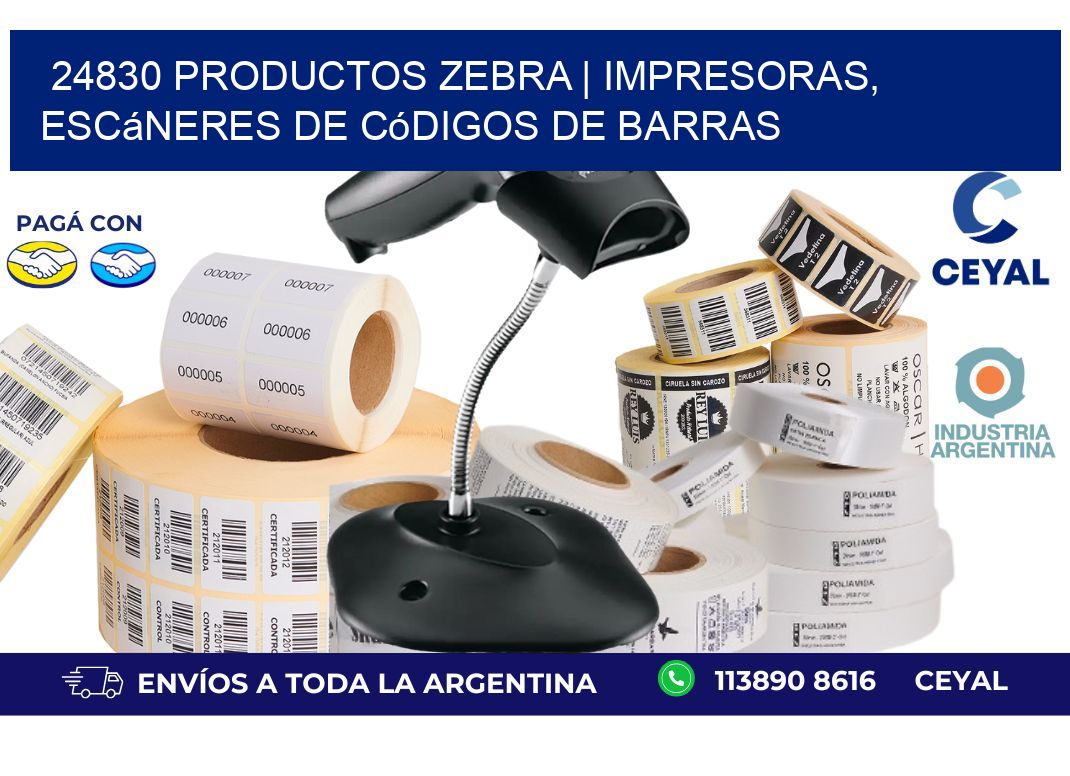 24830 Productos Zebra | Impresoras, escáneres de códigos de barras