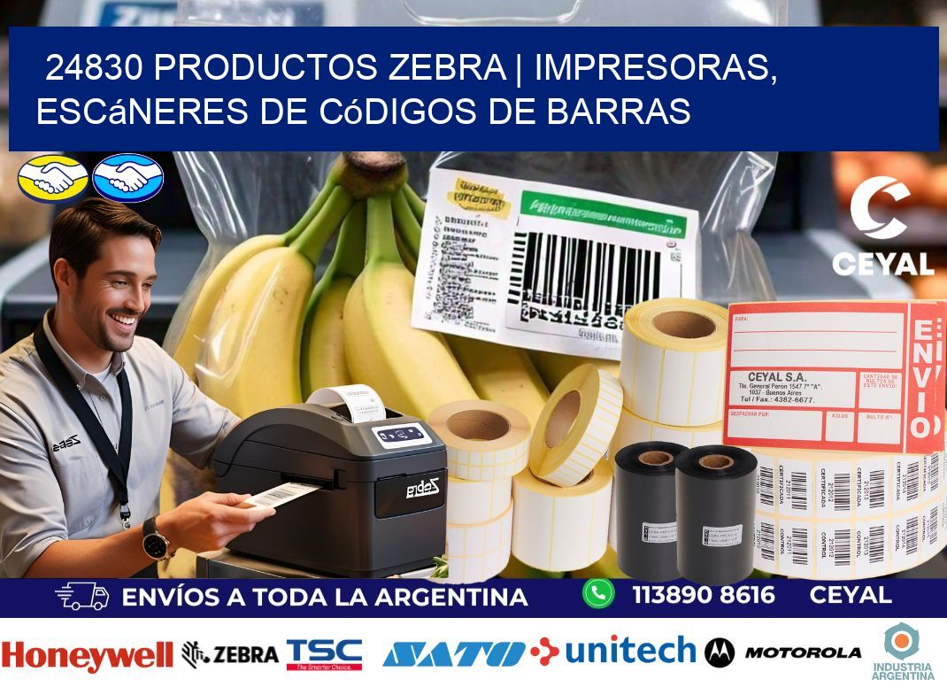 24830 Productos Zebra | Impresoras, escáneres de códigos de barras