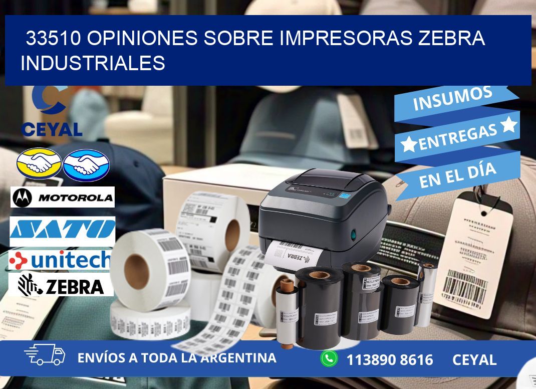 33510 opiniones sobre impresoras zebra industriales