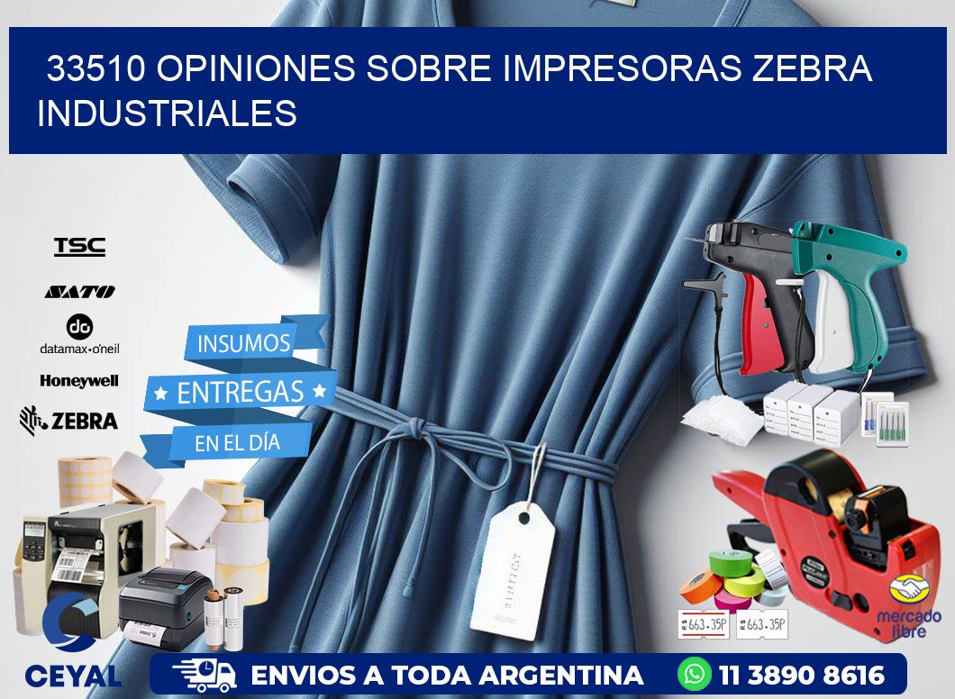 33510 opiniones sobre impresoras zebra industriales