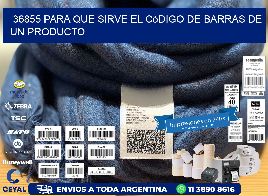 36855 Para que sirve el código de barras de un producto
